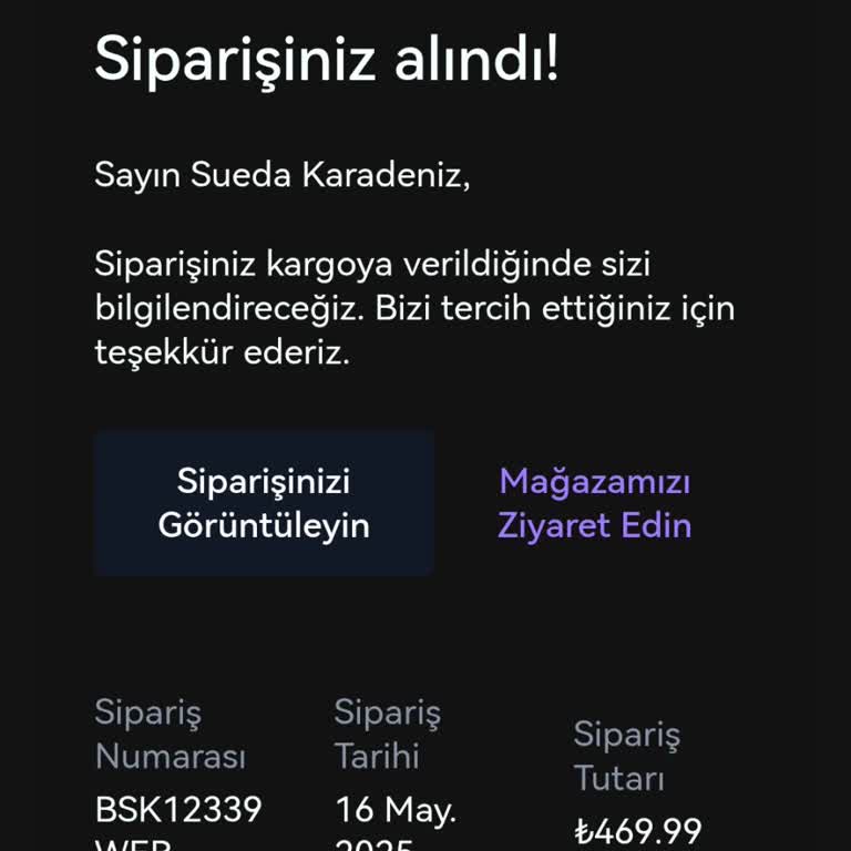 Siparişim Gönderilmiyor, Hiçbir Şekilde Ulaşamıyorum!