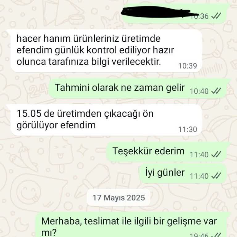 Kelebek Mobilya Siparişim Sürekli Gecikiyor Ve Bilgi Alamıyorum