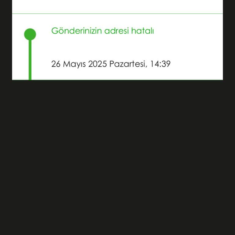 Kolay Gelsin Kargo Teslimatında Adres Hatası Ve İletişim Sorunu Yaşıyorum