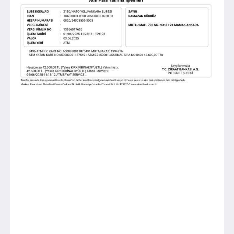 ATM'ye Yatırılan Paranın Eksik Yatması Ve Mağduriyet