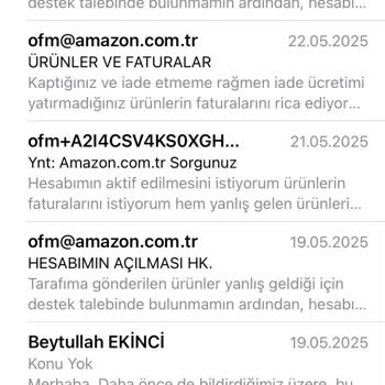 Yanlış Ürün Ve İade Sonrası Kapatılan Hesap Mağduriyeti