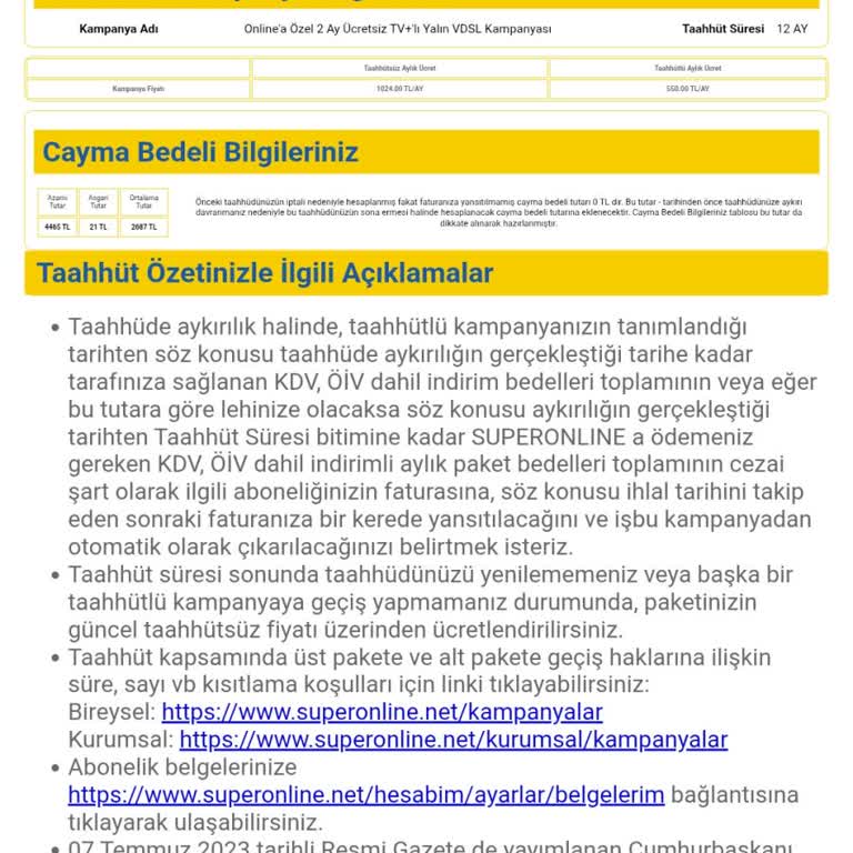 Haksız Fatura Tutarı Ve Cayma Bedeli İndiriminin Yanlış Uygulanması