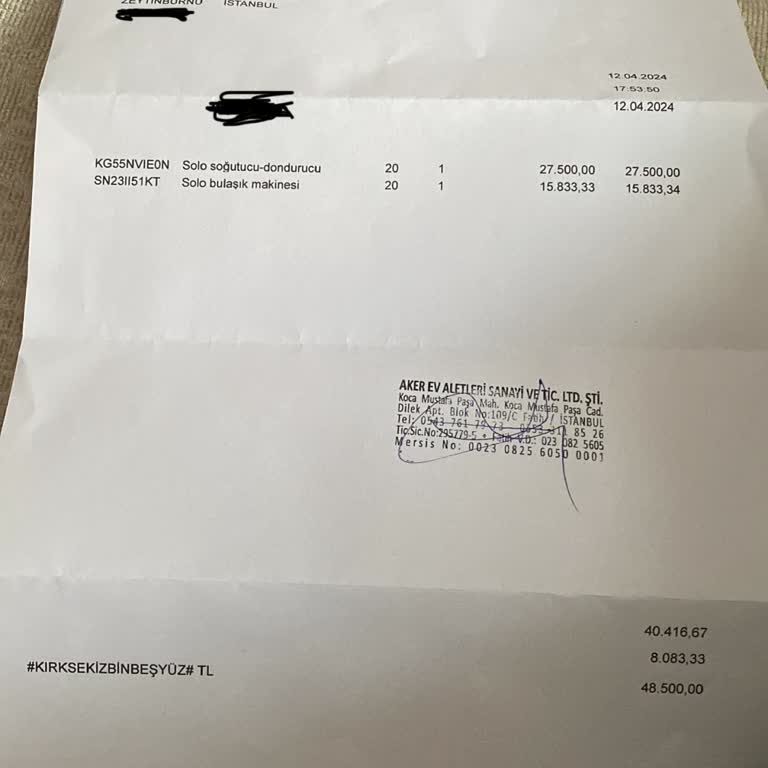 Ödediğim Beyaz Eşyalar Teslim Edilmedi, Siemens Sorumluluk Almıyor