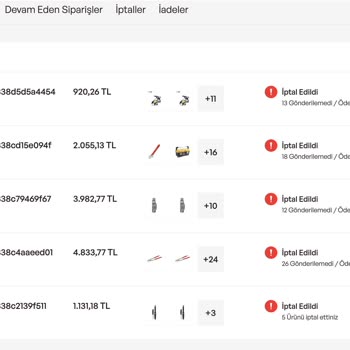İdefix Siparişlerim İptal Edildi, Satıcıya Destek Veriliyor