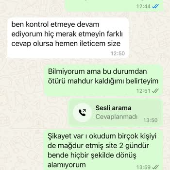 Çekim Taleplerim Sonuçlanmıyor, Müşteri Temsilcileri İlgisiz Ve Çözüm Sunmuyor