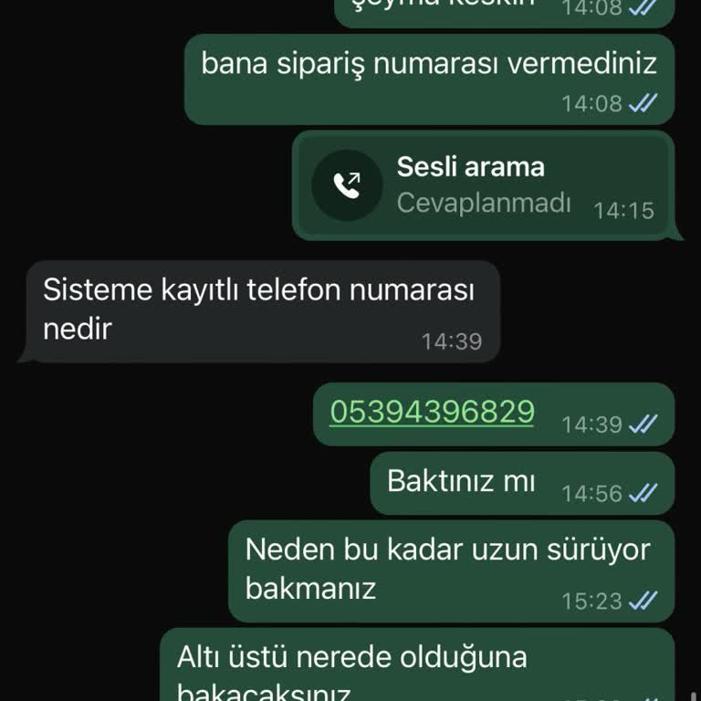 Sipariş Verilen Ayakkabılar Teslim Edilmedi, İletişim Kurulamıyor