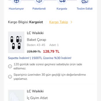 İndirimli Satın Aldığım Atletler Defolu Çıktı