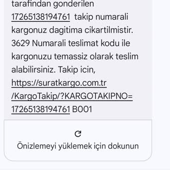 Sürat Kargo Şubesinin İlgisizliği Ve Teslimat Sorunu Nedeniyle Mağduriyet