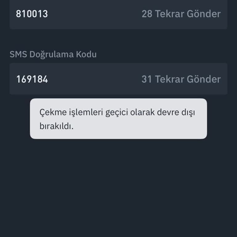 Hesabımda Aniden Çekim Kısıtlaması Uyarısı Aldım