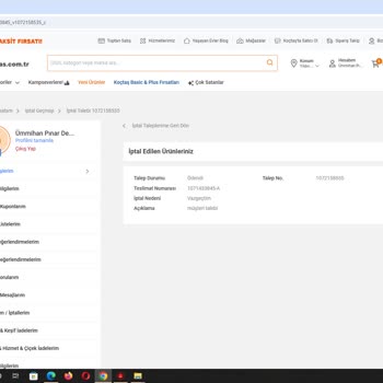 Koçtaş Siparişim Zamanında Kargoya Verilmedi Mağdur Oldum