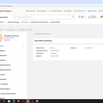 Siparişin Zamanında Kargolanmaması Ve Yanıltıcı İptal Gerekçesi