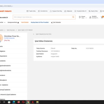 Siparişin Zamanında Kargolanmaması Ve Yanıltıcı İptal Gerekçesi