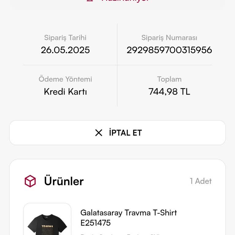 Siparişin Uzun Süre Hazırlanamaması Ve Destek Birimine Ulaşılamaması