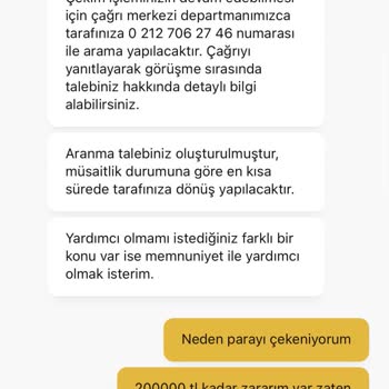 Çekim İşlemi Sonrasında Bakiyemin Sıfırlanması Ve Canlı Destek Sorunu