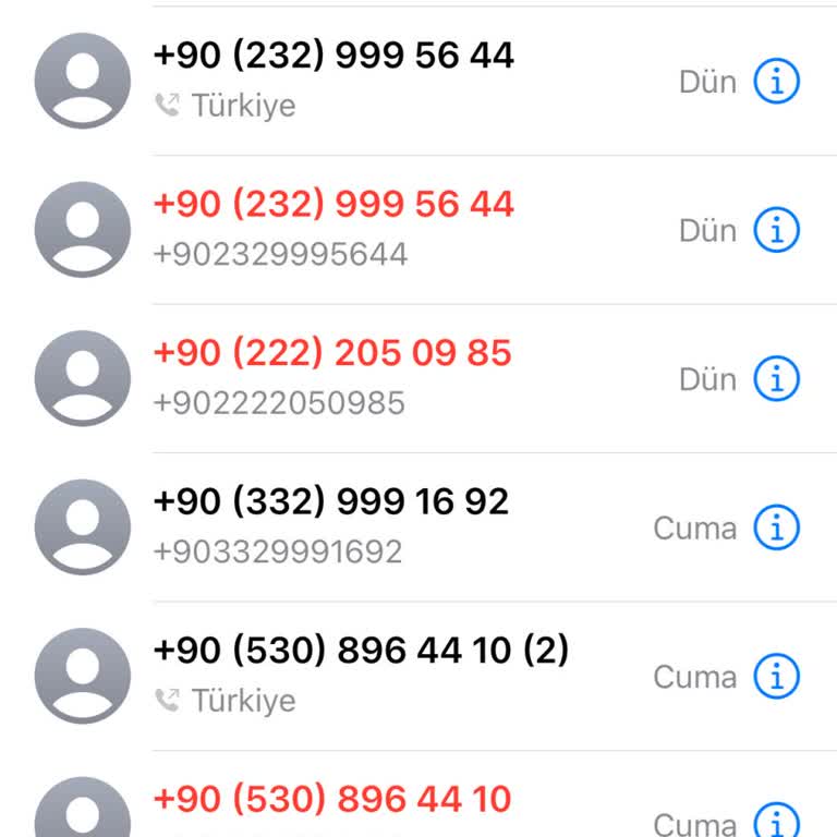 Farklı Şehirlerden Sürekli Aranarak Rahatsız Edilmekten Şikayetçiyim