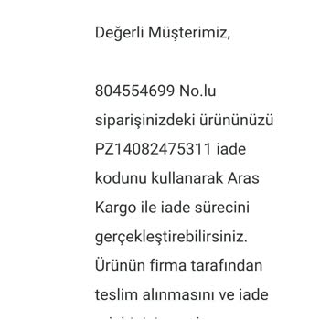 Pazarama'da İade Ve Müşteri Hizmetleri Tam Bir Hayal Kırıklığı Yaşatıyor