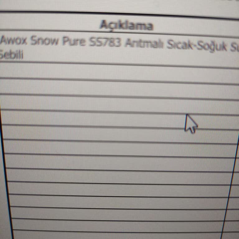 Awox Su Sebilinin Uzun Süreli Teknik Servis Sorunu Ve İletişim Eksikliği