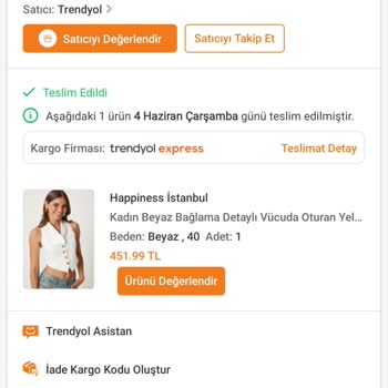 Happiness İstanbuldan Gelen Yelekte Leke Hayal Kırıklığı Yaşadım