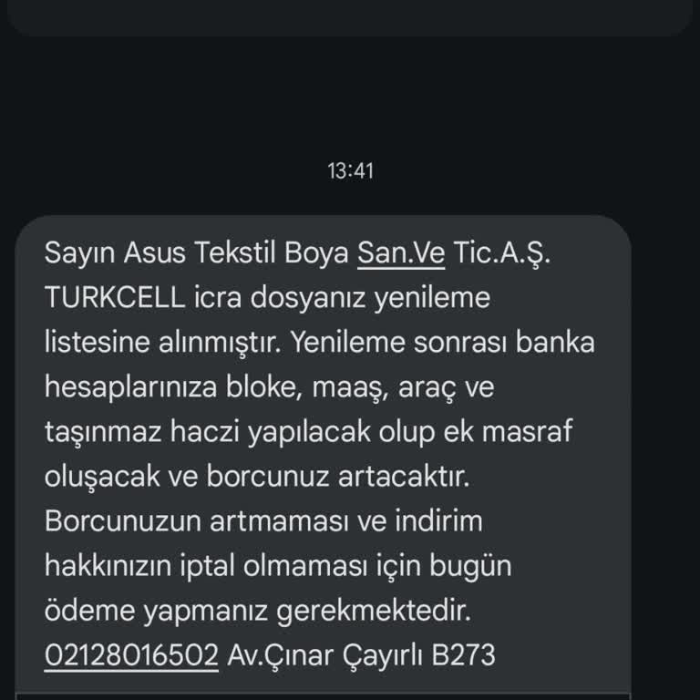 Turkcell Adına Borç İddiasıyla Sürekli Rahatsız Ediliyorum