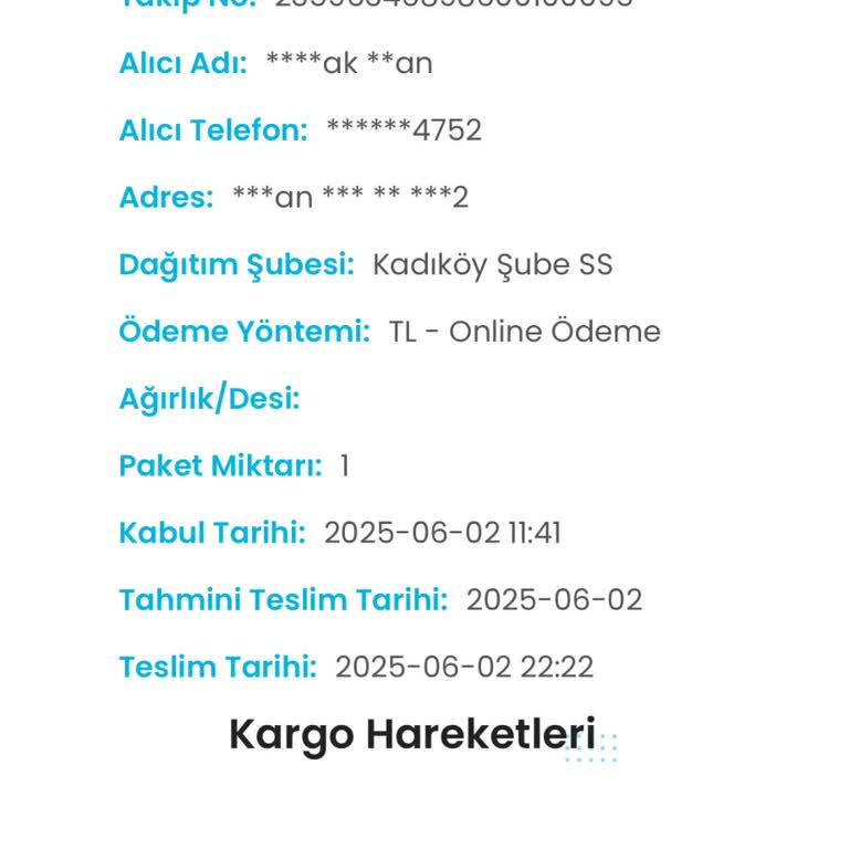 Teslim Edilmeyen Ürün Ve Ulaşılamayan Kargo Hizmeti Hayal Kırıklığı