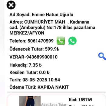 Yanlış Ürün Gönderildi, Param Da Pantolonum Da Yok!