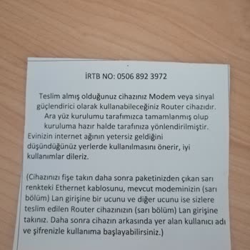 Yanlışlıkla Farklı Firmadan Modem Gönderildi, Paramı Geri İstiyorum