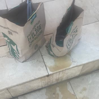 Siparişim Dökülmüş Halde Teslim Edildi, Para İadesi Talep Ediyorum