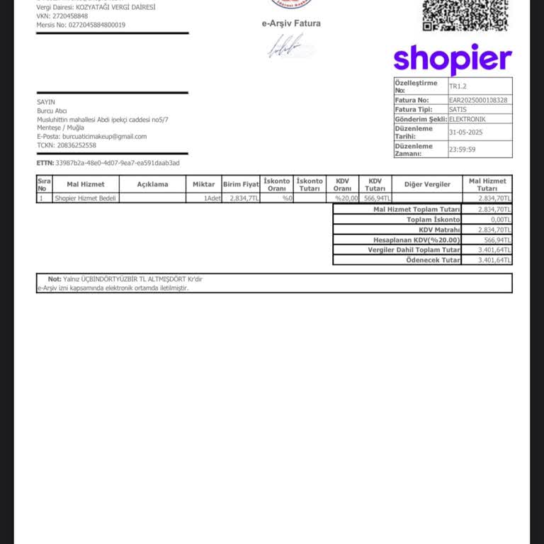 Shopier Hesabıma 54 Bin TL Bloke Koydu Ödememi Alamıyorum