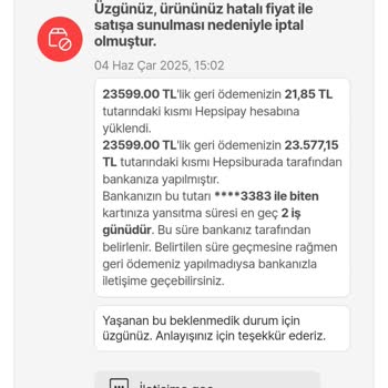 Haksız Sipariş İptali: Hepsiburada'nın Fiyat Hatası Mağduriyeti