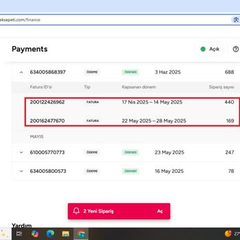 Yemeksepeti Ödemelerinde Ciddi Sorunlar Yaşıyorum