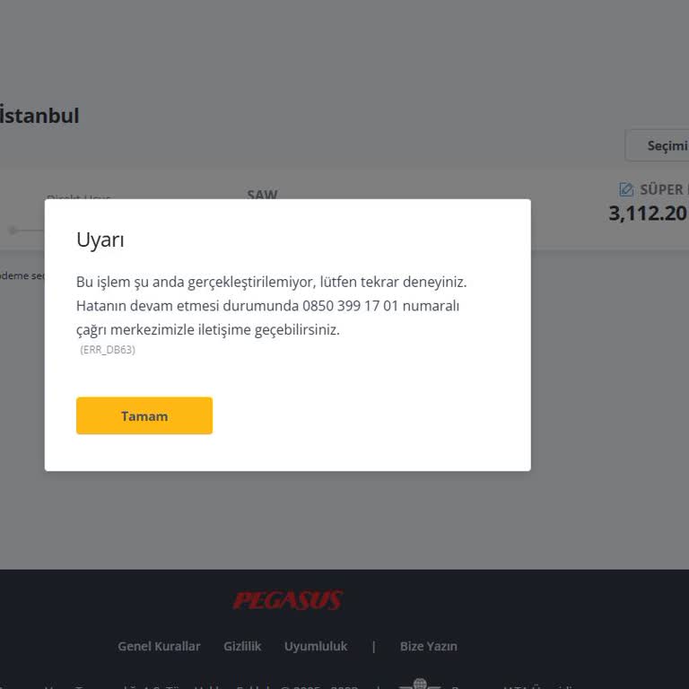 Açık Biletimi Kullanamıyorum, Param Alıkondu