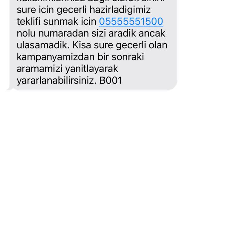 Gerçekleştirilmeyen Aramalar Ve Yanıltıcı Bilgilendirme