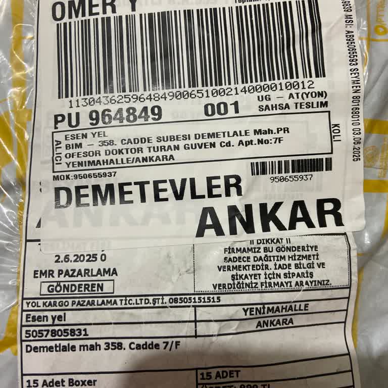 Sipariş Edilen Ürün Yanlış Ve Eksik Geldi, Muhatap Bulamıyorum