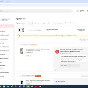 Hatalı Fiyat Gerekçesiyle Siparişim İptal Edildi, Mağdur Edildim