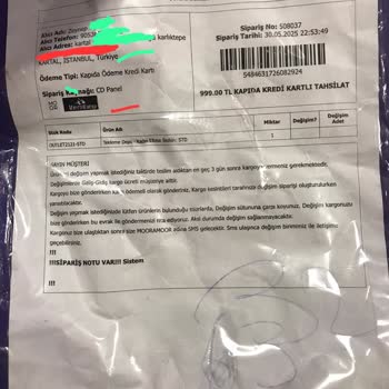 Kapıda Kredi Kartı Seçeneği Sunulmadı, Nakit Ödeme Zorunlu Kılındı