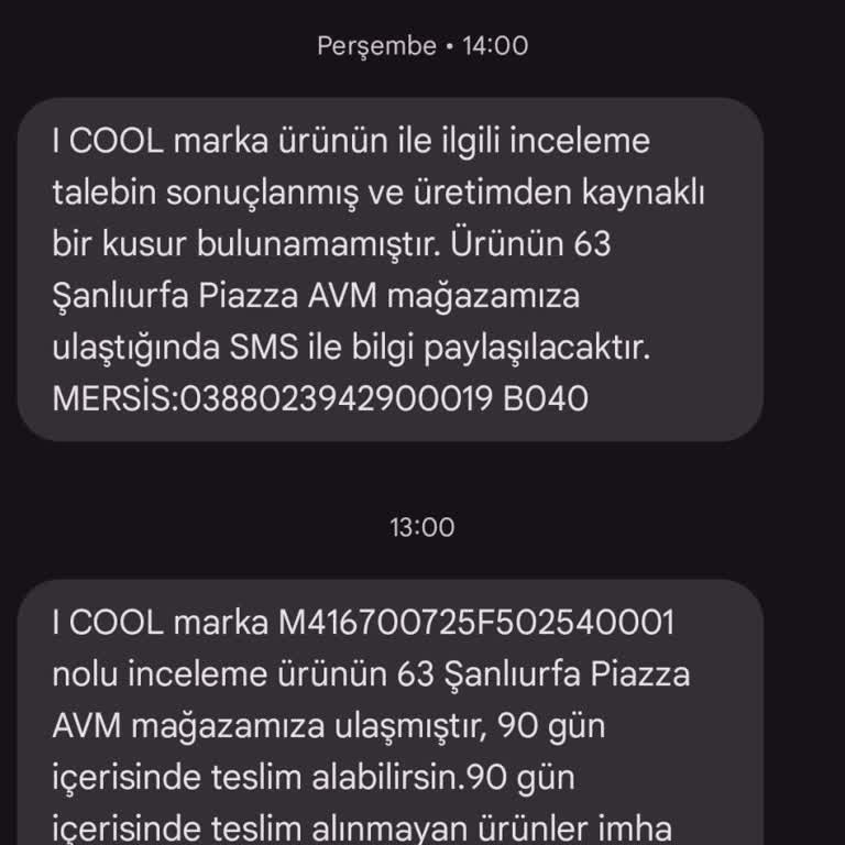 Kısa Sürede Deforme Olan Ayakkabıya Red Yanıtı