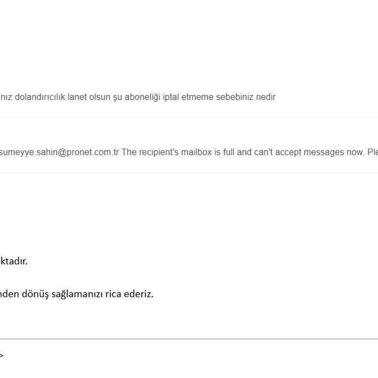 Pronet İle Yaşadığım Sözleşme Ve İptal Sürecindeki Mağduriyet