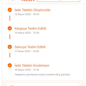 Yanlış Ürünün İadesi Yapıldı, Ücretim Hala Ödenmedi