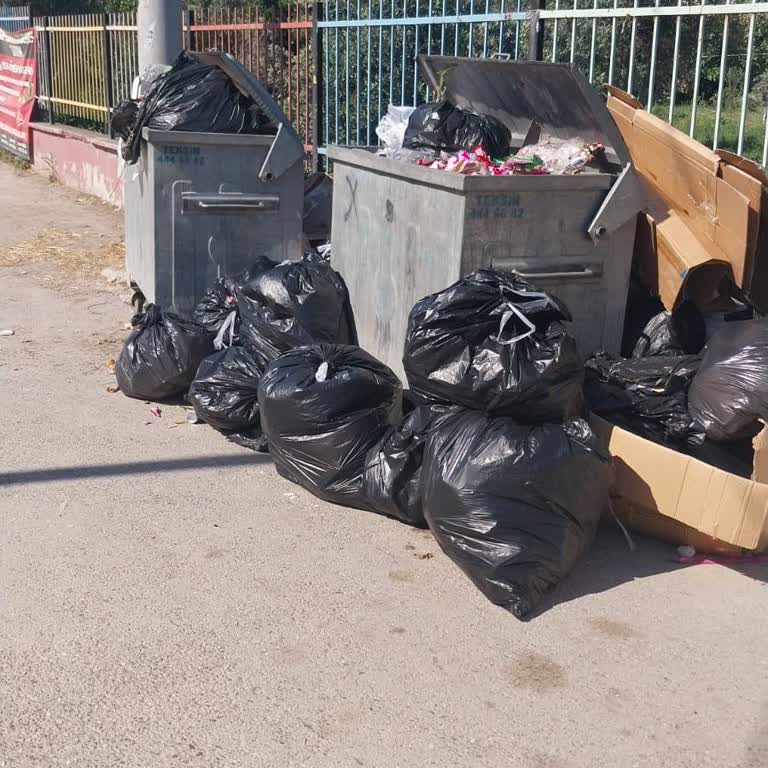 Okul Önünde Çöp Sorunu: Koku Ve Kirlilik Sınıflara Kadar Ulaştı