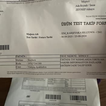 Skechers Çocuk Ayakkabısı 7 Ayda Yırtıldı Boyner Çözüm Sunmadı