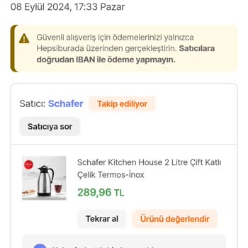 Yanlışlıkla İade Açıldı, Değişim Talebim Karşılanmadı