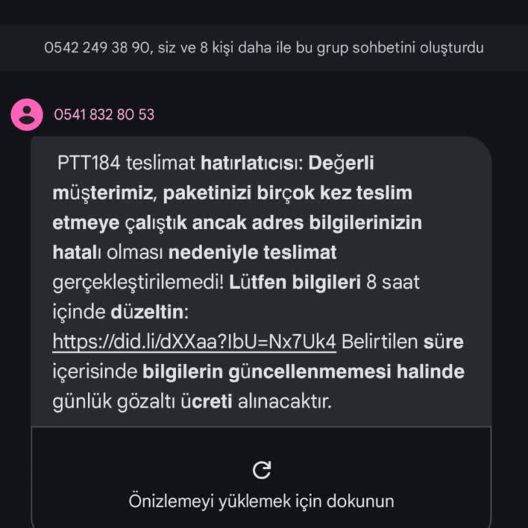 Kişisel Verilerimin İzinsiz Kullanımı Ve Tehdit İçeren Mesajlar Hakkında Şikayet