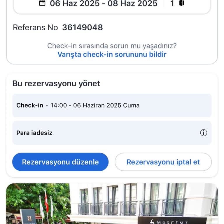 Rezervasyon İptali Ve Para İadesi Yapılmaması Mağduriyeti