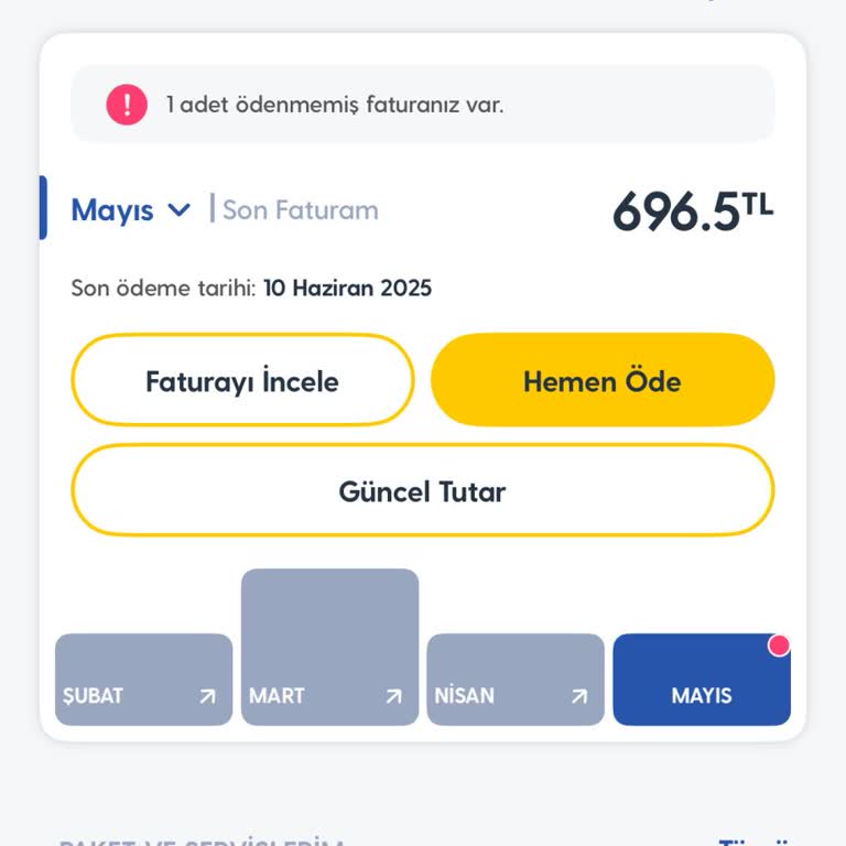 Taahhüt Bitince Faturam Fahiş Oranda Arttı