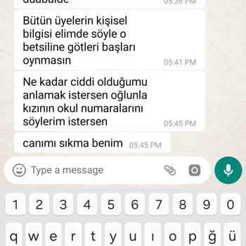 Sitede Tehdit Ve Kişisel Bilgilerin Paylaşılması Endişesi