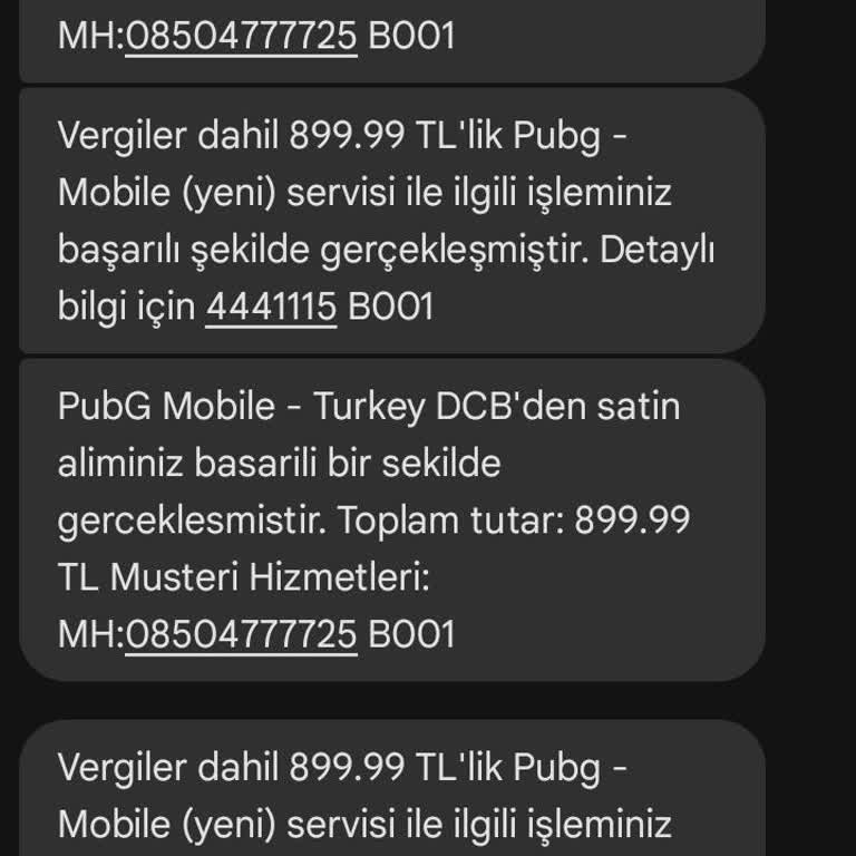 Merkez Bankası Türk Telekom Hattımdan İzinsiz Yüksek Tutarlı Mobil Ödeme Mağduriyeti