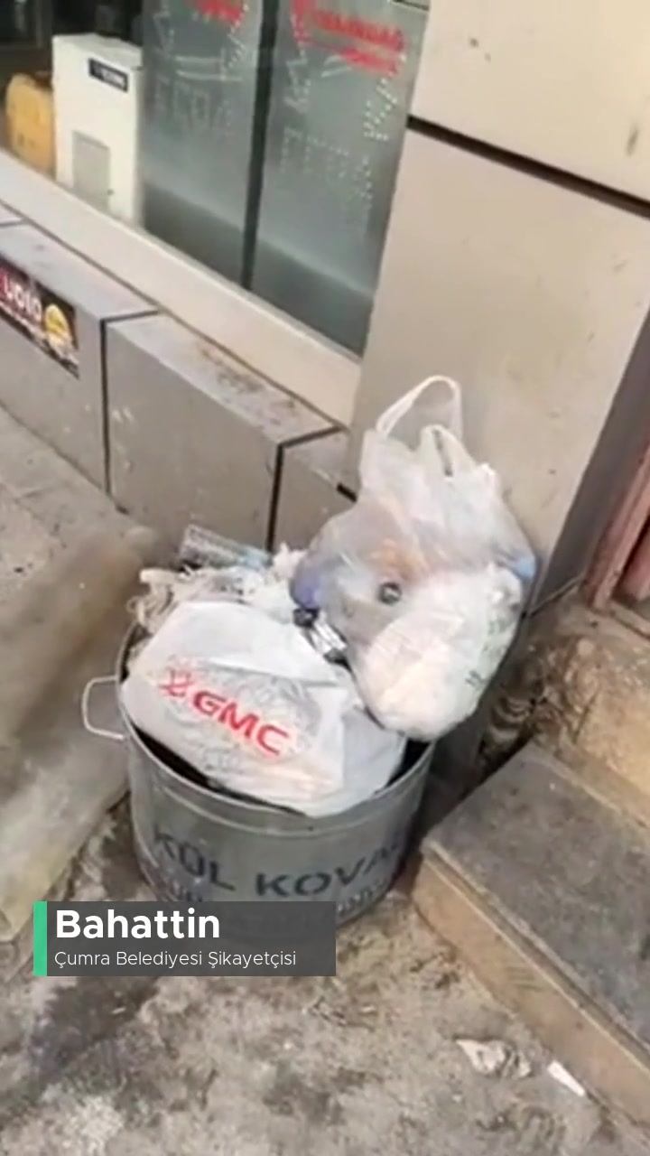 Çumra Belediyesi Çöp Kovasının Kaldırılması videonun kapak resmi