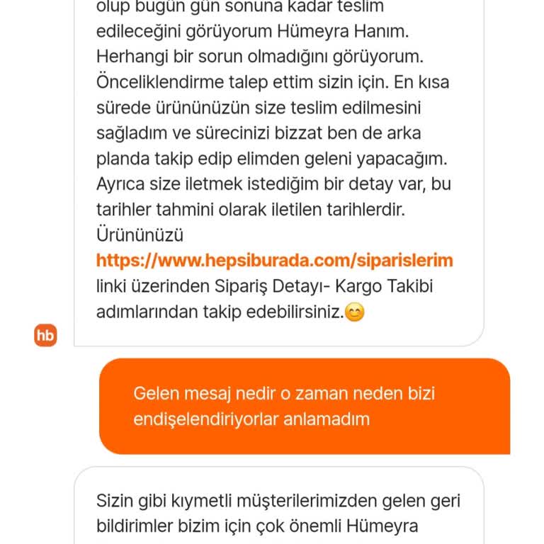 Hepsiburada'dan Aldığım Ürün Teslim Edilmedi, Sorunuma Çözüm Bulunmadı!