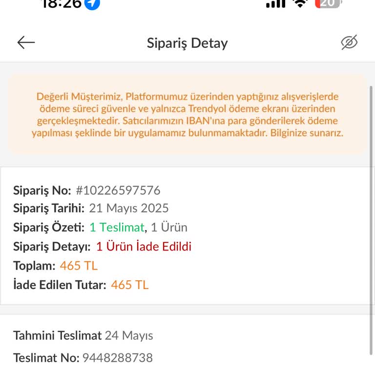 Trendyol Kargom Kayboldu İndirimli Ürünü Alamadım Mağduriyetim Çözülmedi