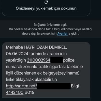 Sigortam.net'in Gecikmeli İşlemi Nedeniyle %40 Trafik Sigortası İndirimim Yandı